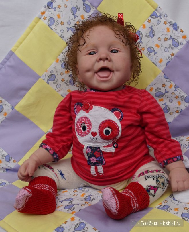 Моя Елизавета - кукла реборн улыбашка из молда Татум