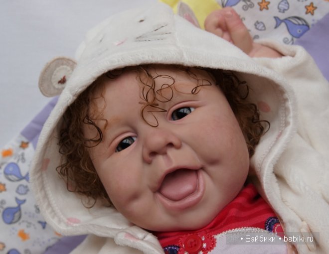 Моя Елизавета - кукла реборн улыбашка из молда Татум