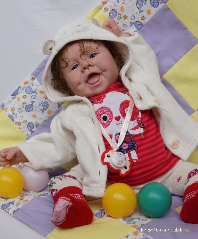 Моя Елизавета - кукла реборн улыбашка из молда Татум