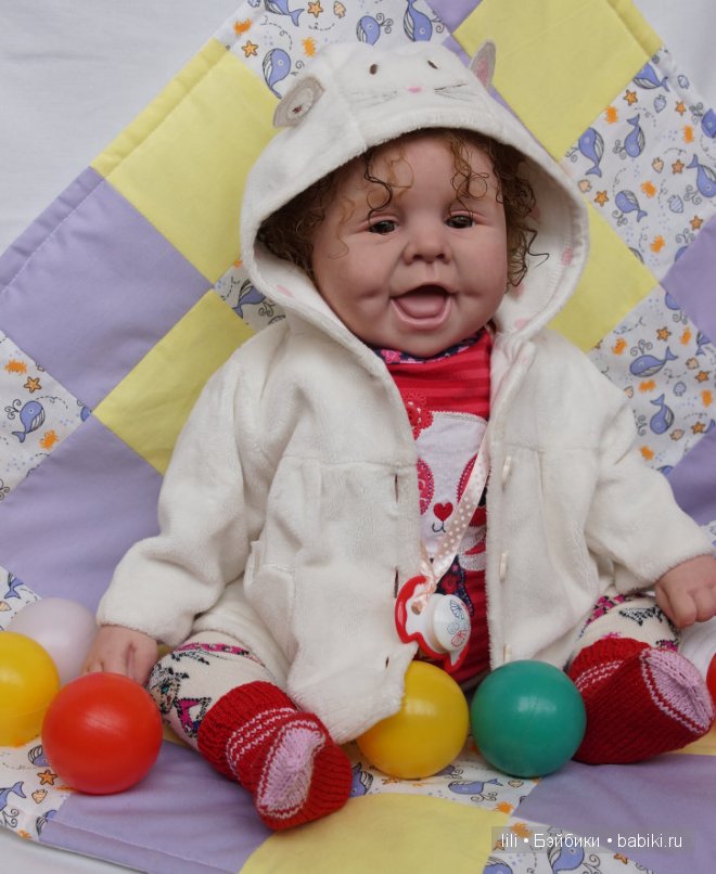 Моя Елизавета - кукла реборн улыбашка из молда Татум