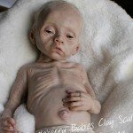 Недоедающий малыш, авторская кукла Sylvia Manning Thistleberry Babies