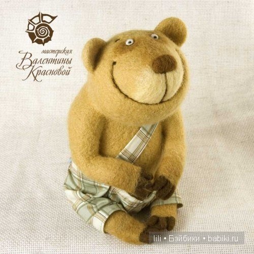 Авторские игрушки Валентины Красновой - валяние из шерсти