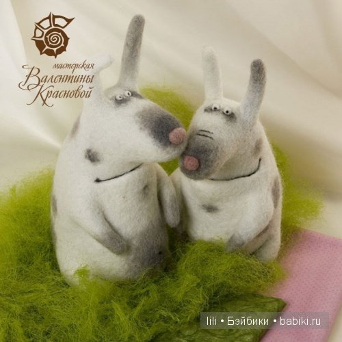 Авторские игрушки Валентины Красновой - валяние из шерсти