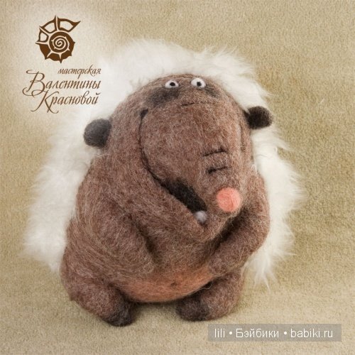 Авторские игрушки Валентины Красновой - валяние из шерсти