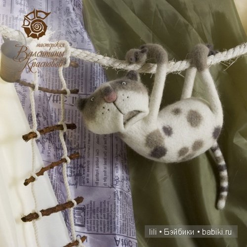 Авторские игрушки Валентины Красновой - валяние из шерсти