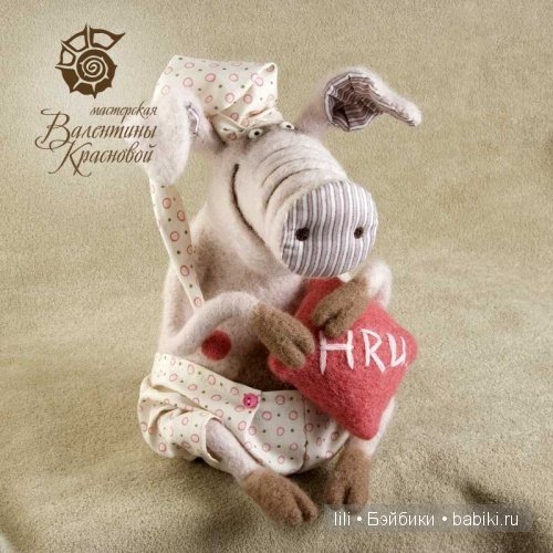Авторские игрушки Валентины Красновой - валяние из шерсти