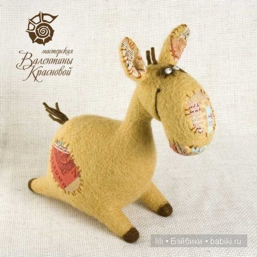 Авторские игрушки Валентины Красновой - валяние из шерсти