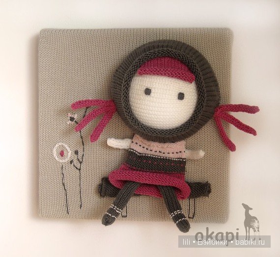 Авторские куклы-картины Okapi