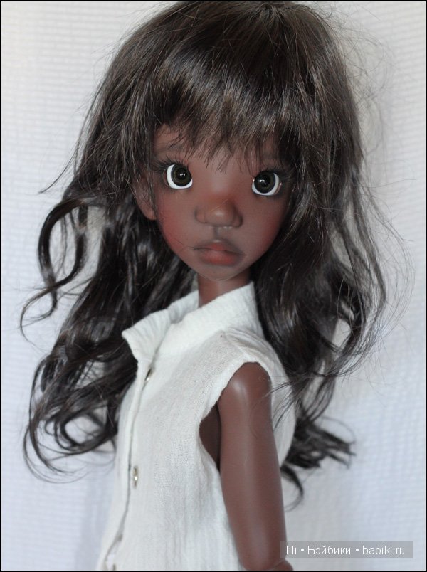 Tobi Human Dark Tan Resin 54cm by Kaye Wiggs
