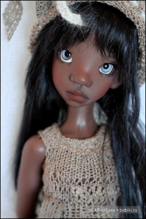 Tobi Human Dark Tan Resin 54cm by Kaye Wiggs