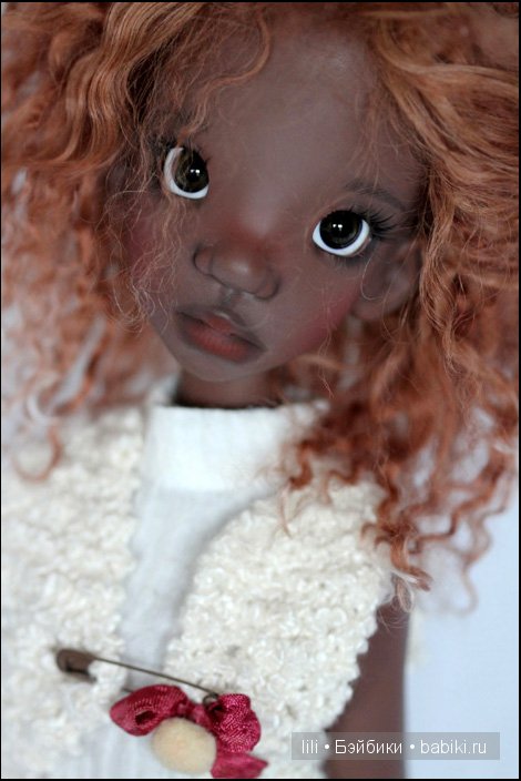 Tobi Human Dark Tan Resin 54cm by Kaye Wiggs