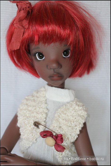 Tobi Human Dark Tan Resin 54cm by Kaye Wiggs