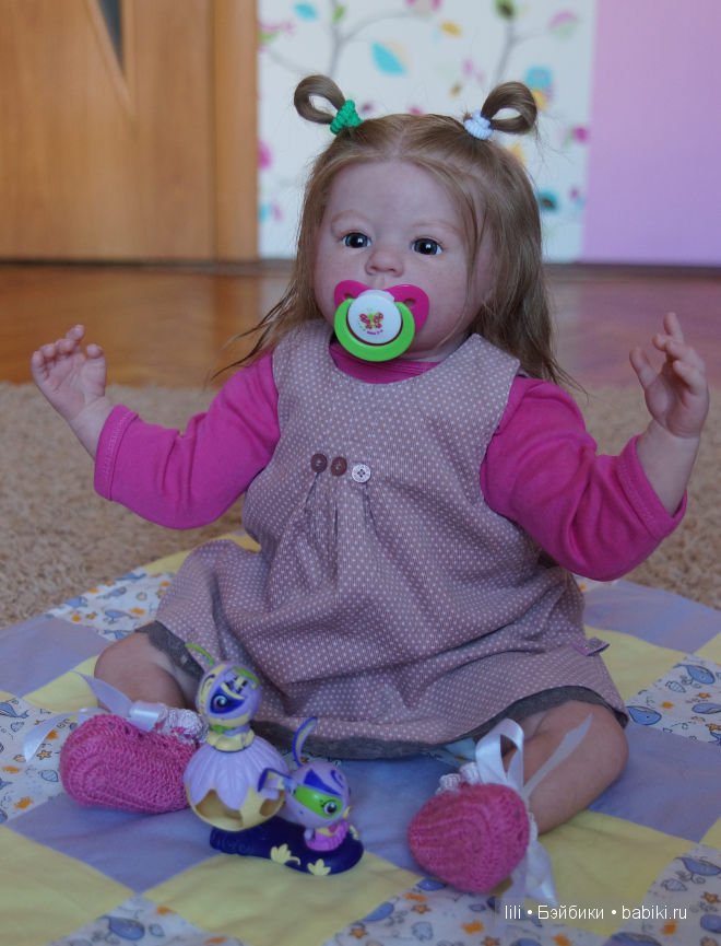 Моя малышка реборн Элечка