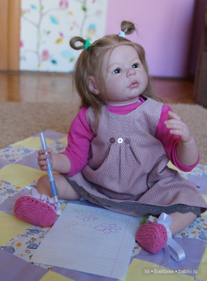 Моя малышка реборн Элечка