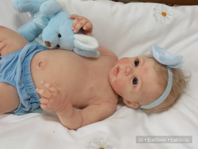 Силиконовая малышка Laura Tuzio Ross. Willow Hannah Awake 15/20