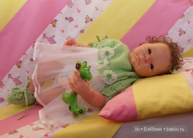 Моя малышка реборн из молда Семми - Дуняша (фото 5)