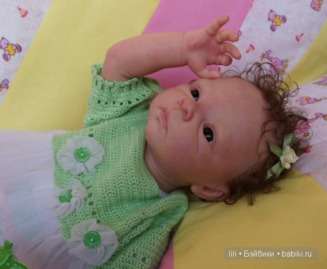 Моя малышка реборн из молда Семми - Дуняша (фото 6)