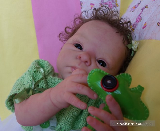 Моя малышка реборн из молда Семми - Дуняша (фото 7)