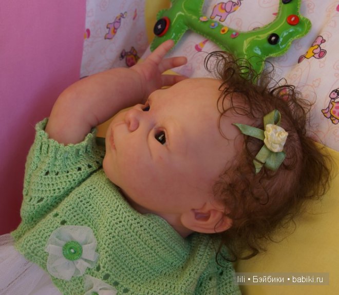 Моя малышка реборн из молда Семми - Дуняша (фото 2)