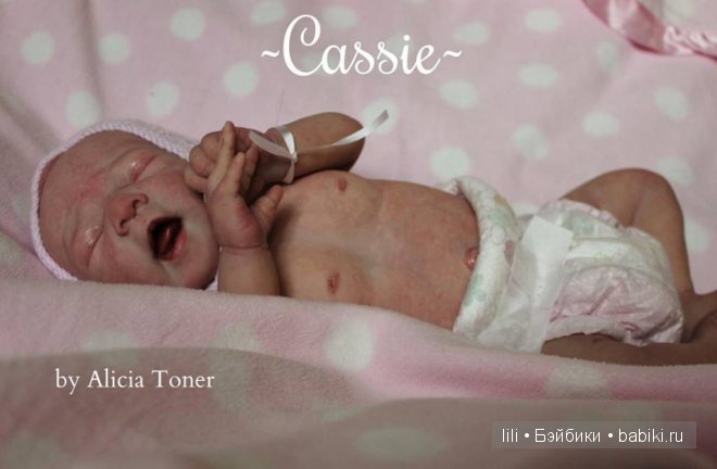 Молд для куклы реборн Cassie от Alicia Toner