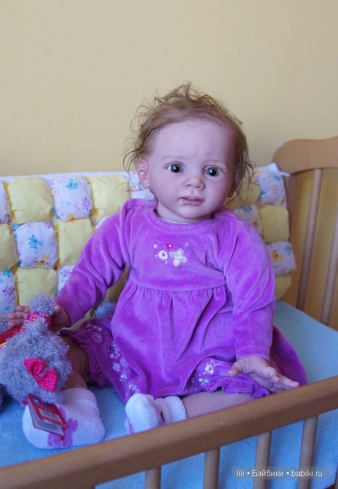 Моя малышка реборн Фридолинка