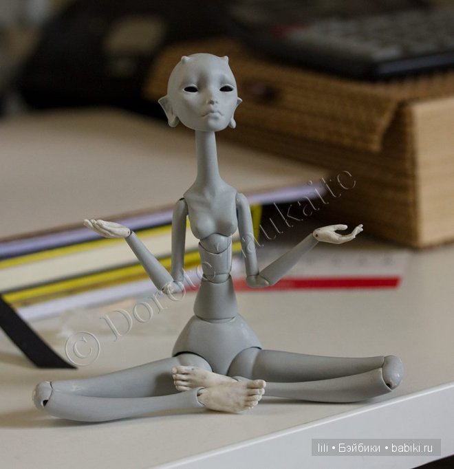 Tiny Tender Demon, куколка БЖД от Dorote Zaukaite