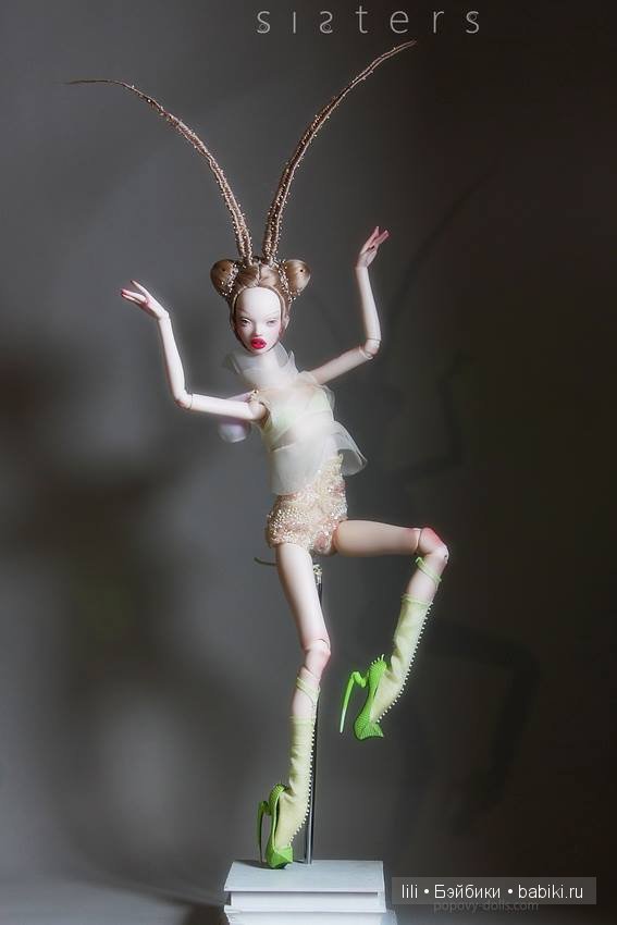 Авторские шарнирные куколки сестер Поповых