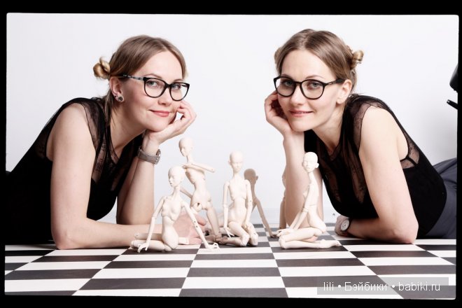 Авторские шарнирные куколки сестер Поповых