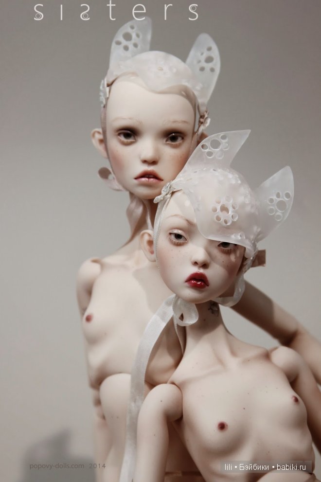 Авторские шарнирные куколки сестер Поповых