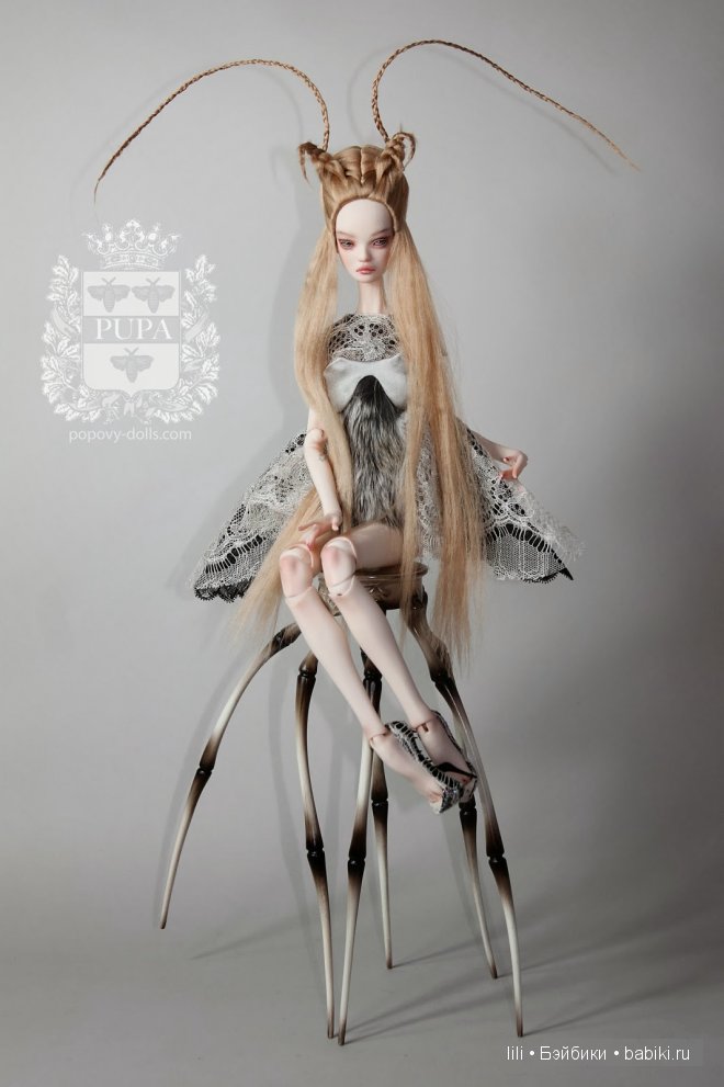 Авторские шарнирные куколки сестер Поповых