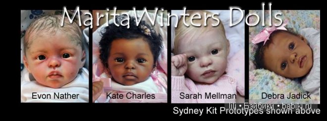 Молд для куклы реборн Sydney от Marita Winters