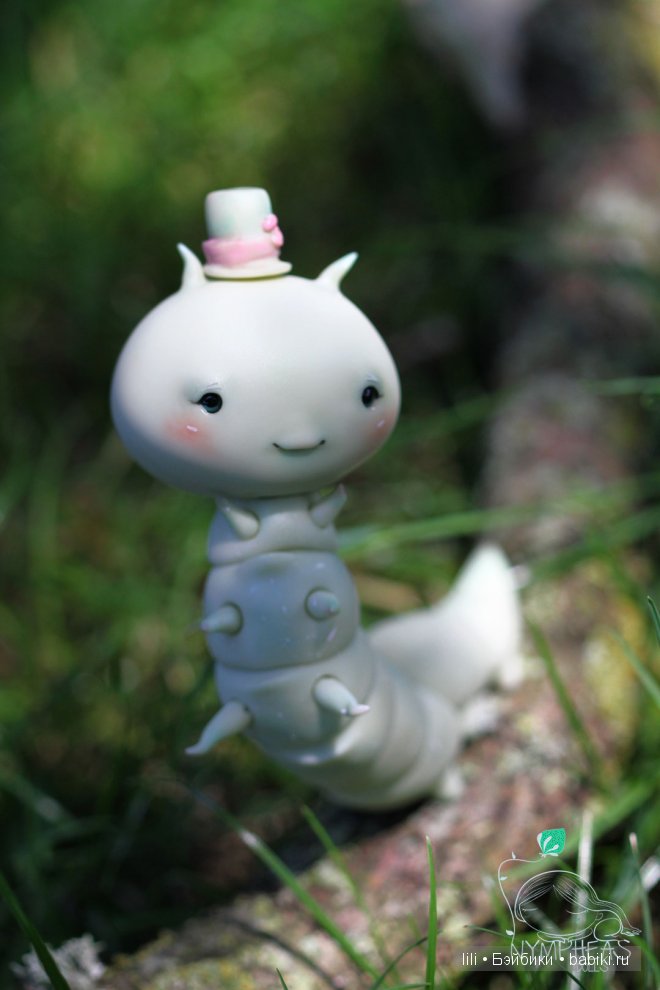 Зеленая гусеница ChouChou Green tea от Nympheasdolls Зеленая гусеница ChouChou Green tea от Nympheasdolls