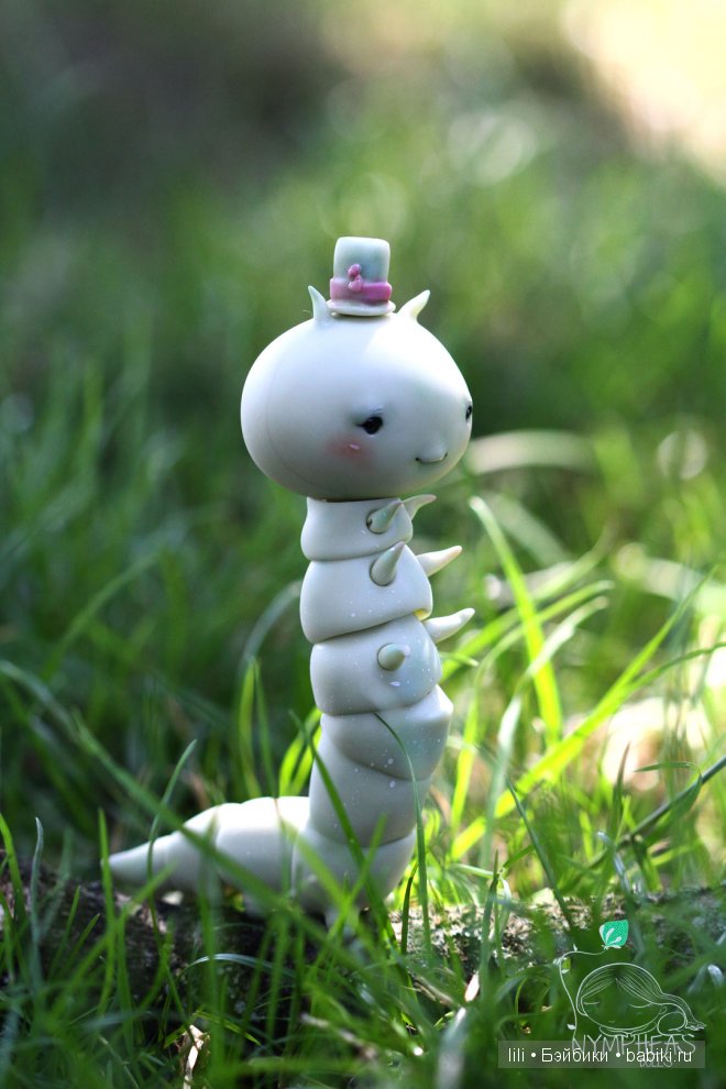 Зеленая гусеница ChouChou Green tea от Nympheasdolls Зеленая гусеница ChouChou Green tea от Nympheasdolls