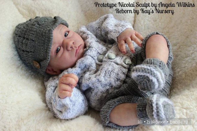 Новый молд для куклы реборн Николай от скульптора Angela Wilkins