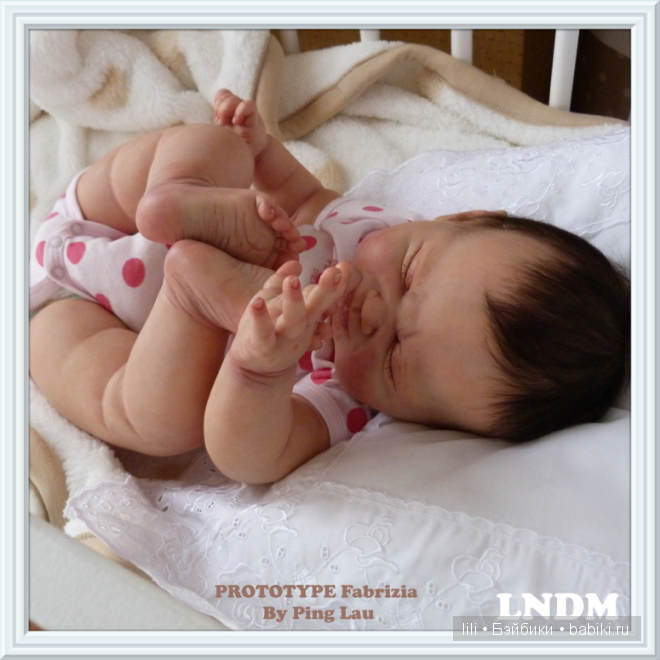 Молд для куклы реборн Fabrizia, скульптор Ping Lau