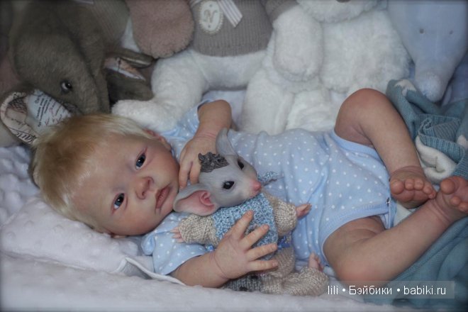 Молды кукол реборн Mouse Asleep &amp; Mouse Awake от скульптора Sylvia Manning