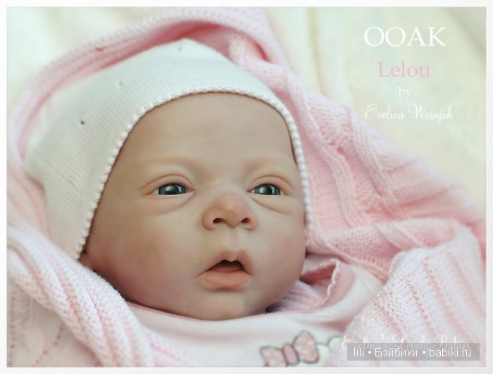 Молд для куклы реборн Lelou by Evelina Wosnjuk