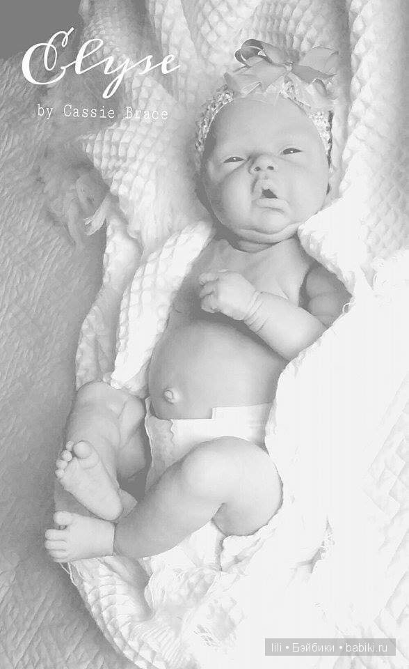Молд для куклы реборн Elyse, скульптор Cassie Brace