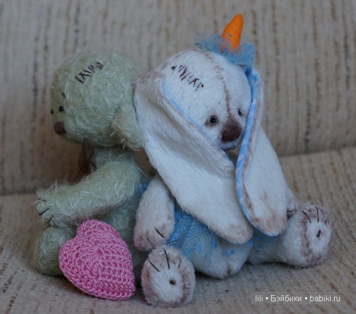 Моя зайка Рита. Игрушка ручной работы