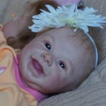 Моя улыбающаяся малышка реборн Харпер