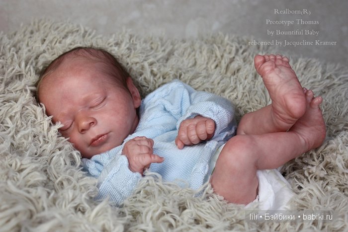 Новый молд куклы реборн Realborn Preemie Thomas Asleep