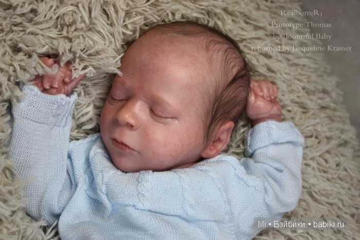 Новый молд куклы реборн Realborn Preemie Thomas Asleep