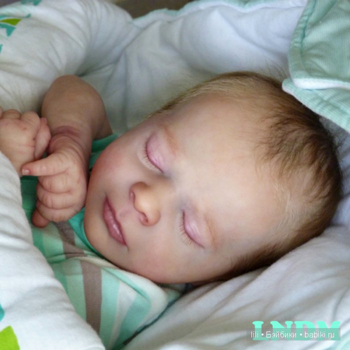 Новый молд куклы реборн Realborn Preemie Thomas Asleep