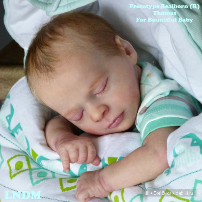 Новый молд куклы реборн Realborn Preemie Thomas Asleep