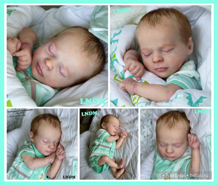 Новый молд куклы реборн Realborn Preemie Thomas Asleep