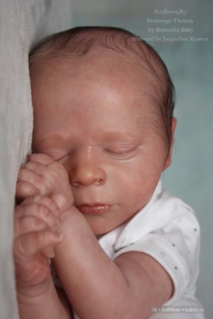 Новый молд куклы реборн Realborn Preemie Thomas Asleep