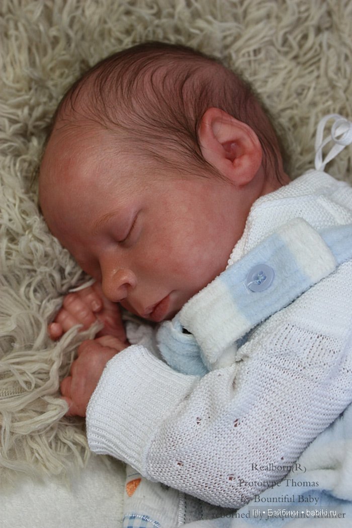 Новый молд куклы реборн Realborn Preemie Thomas Asleep