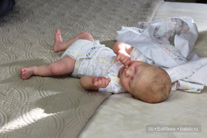 Новый молд куклы реборн Realborn Preemie Thomas Asleep