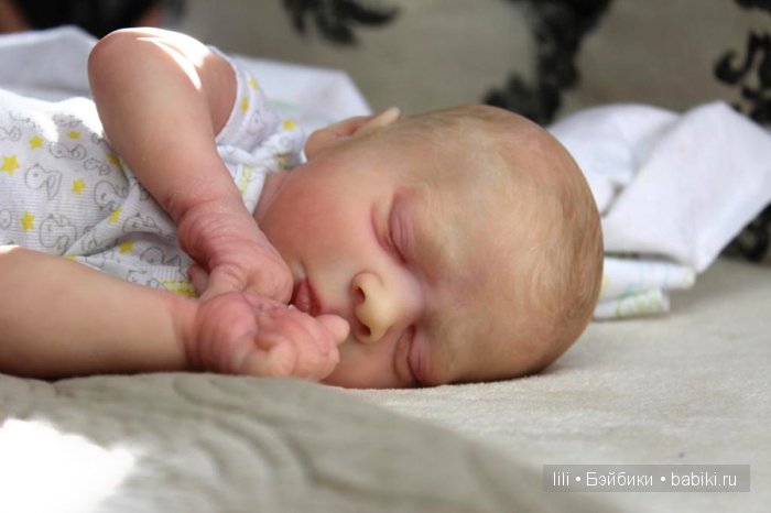 Новый молд куклы реборн Realborn Preemie Thomas Asleep