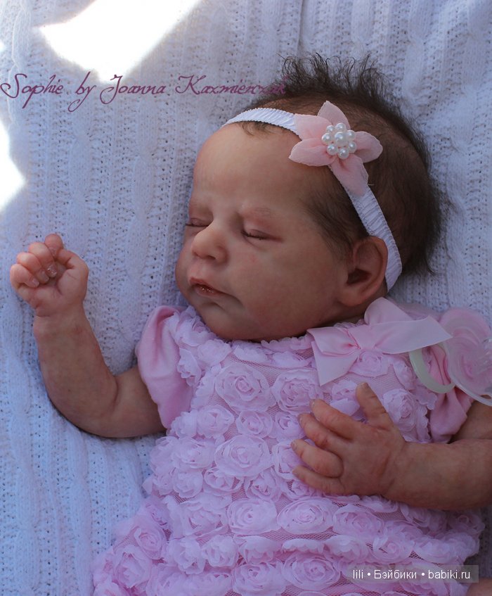 Полностью силиконовая куколка Sophie от Joanna Kazmierczak (фото 8)